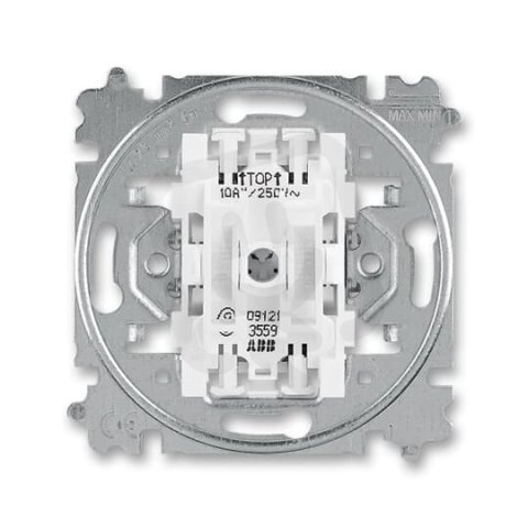 Přístroj spínače žaluziového kolébkového 1+1 s blokováním 3559-A89345 ABB
