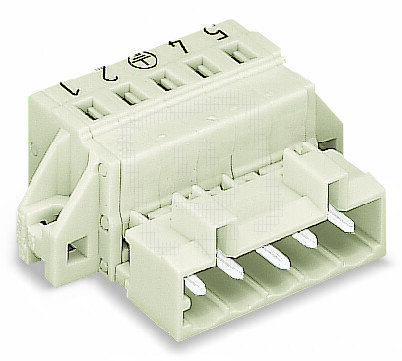 Konektor s pájecími piny CAGE CLAMP 2,5mm2 šedá 2pól. WAGO 721-602/019-042