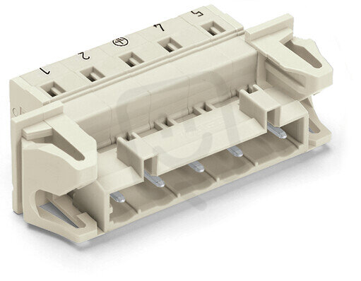 Konektor s pájecími piny CAGE CLAMP 2,5mm2 šedá 5pól. WAGO 723-605/114-042
