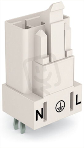 Konektor na desky plošných spojů rovné provedení 3pól. bílá WAGO 890-833