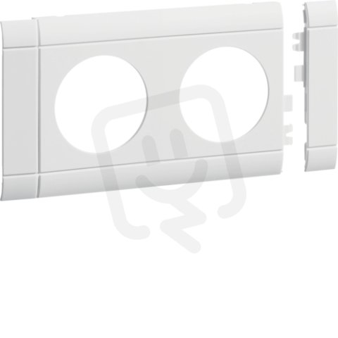 Přístrojový rámeček dvojzásuvky 80mm, dopravní bílá TEHALIT GB080209016