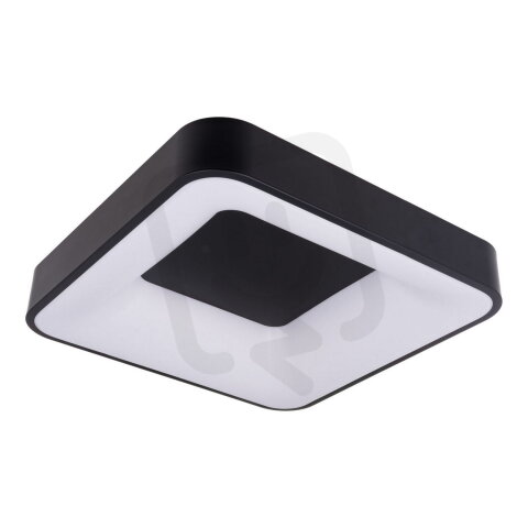 ZULU HPD60-B černé hranaté stropní TRIAK CCT LED svítidlo T-LED 105540