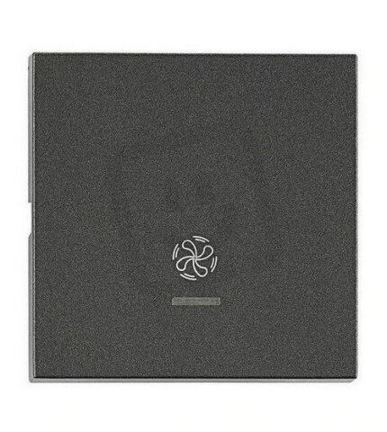 Kryt přístrojů s průhledem, symbol ventilátor, antracit SCHRACK EV112319--