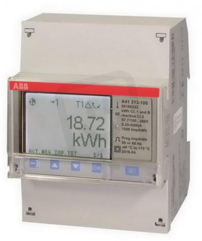 Elektroměr A41 313-100 80 A tř. B M-Bus ABB 2CMA170504R1000