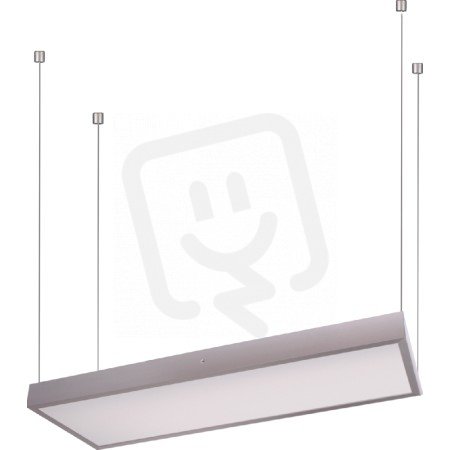 Závěsné svítidlo Quatro panel S 500x200 závěs šedá 36W IP20 2G11 913252/54