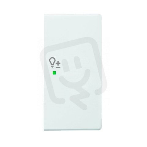 ABB Future linear,Solo Kryt 2nás pravý symbol stmívání studio bílá SRD-2-R-84