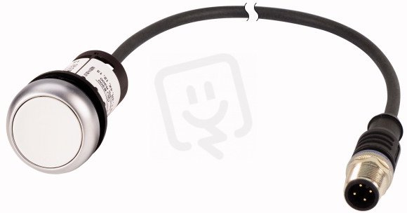 Eaton C22-D-W-K10-P5 Kompaktní tlačítko, bez aret, bílá, 1Z