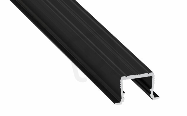 Vestavný hliníkový profil AL-PROFIL AXIN BLACK ANODIZED 2M GREENLUX GXLP1145