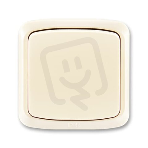 ABB Tango Přepínač kompletní ř.6 10AX 250 Vstř. slonová kost BLISTR