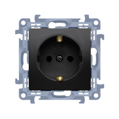 Zásuvka silová 1 násobná typ F (přístroj