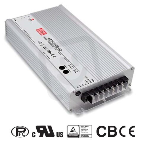 Akumulátorová nabíječka 600W MEAN WELL HEP-600C-24