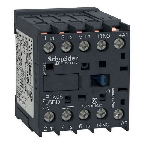 Ministykač 9A, 30-01, 24V DC, SCHNEIDER LP1K09105BD