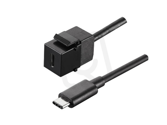 Bachman 917.121 USB Keystone Type C 3.1 bk