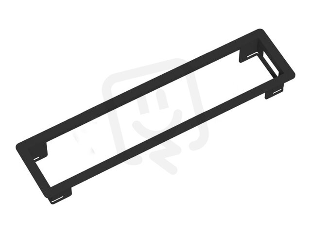 Bachman 915.004 Vestavný rámeček POWER FRAME 4násobný, černá RAL9005