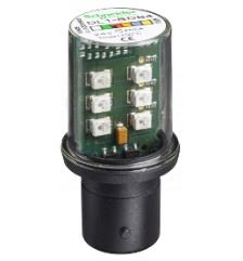 Schneider DL1BDB6 LED - BA15, 24 V - MODRÁ