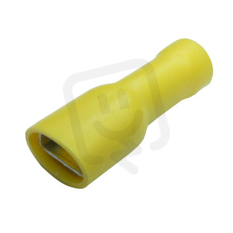 Objímka plochá celoizolovaná, průřez 4-6mm2/4,8x0,8mm PVC (GF-F408P) OPC 6-48