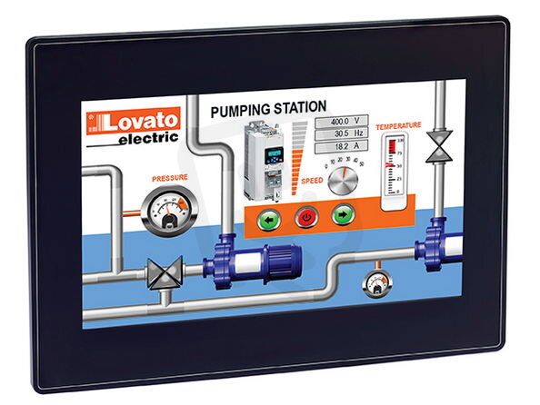Lovato LRHA10 HMI panel 10'' TFT LCD