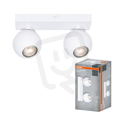 LED SPOT SPHERAL WHITE 2XGU10 OSRAM 4099854588587