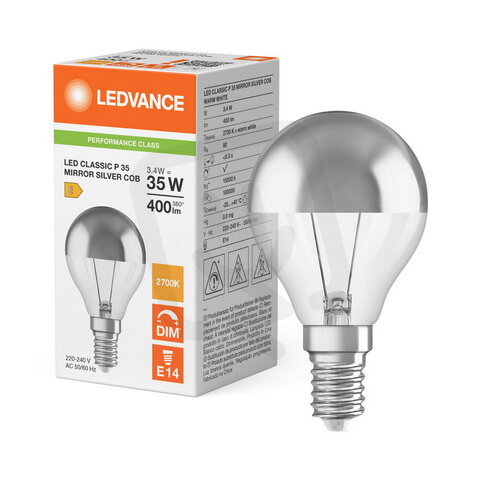 LEDCLP35DIMMIRS3.4W827 COBCL E14 P LEDV
