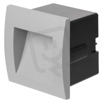 LED orientační vestavné svítidlo DIRAL 90×90, 1W teplá bílá, IP65 EMOS ZC0105