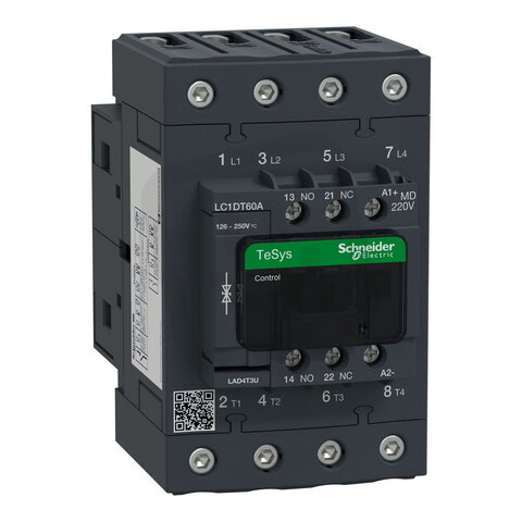 Schneider LC1DT60AMD 4P Everlink stykač AC1 415V 60 A cívka 220V DC