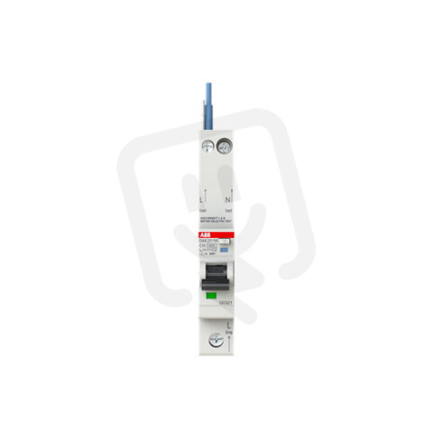 ABB DSE201 M C10 A10 kombinace jistič/chránič 1P+N 1M 10kA 10A 10 mA C A