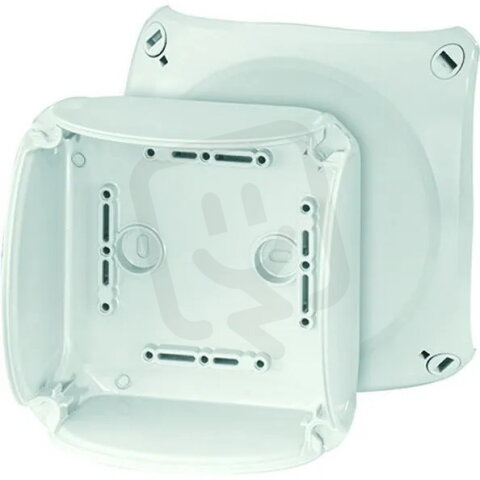 Prázdná skříň s neprůhledným víkem vestavný rozměr 102x102x62 mm HENSEL EB 06 G