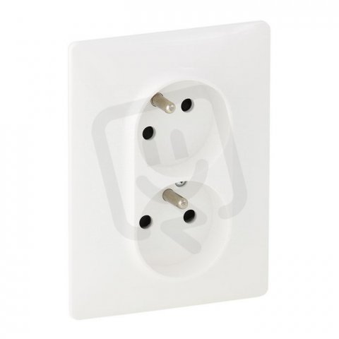 AKCE 4+1 VALL BÍLÁ DVOJZÁSUV. 2X2P+T LEGRAND 753186PROMO