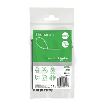 Thorsman Stahovací páska 100x2.5, černá SCHNEIDER IMT46033