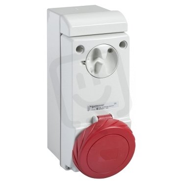 Nástěnná zásuvka s vyp.63A 3PE 380-415V IP65 SCHNEIDER PKB63P534