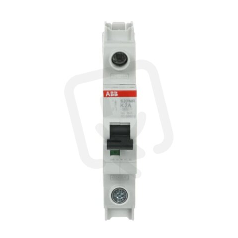 S201MR-K2 jistič char. K Icu: 10kA 2A 1p UL 1077 ABB 2CDS271437R0277