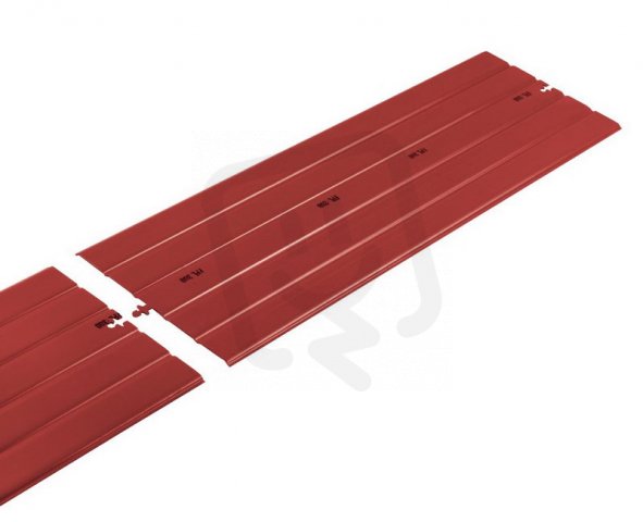 Krycí deska na kabely z PVC-U FPL Typ 120 červená 50 cm Fränkische 18220120