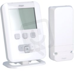 Bezdrátový digitální termostat týdenní, včetně přijímače 1P 8A, nástěnný EK560