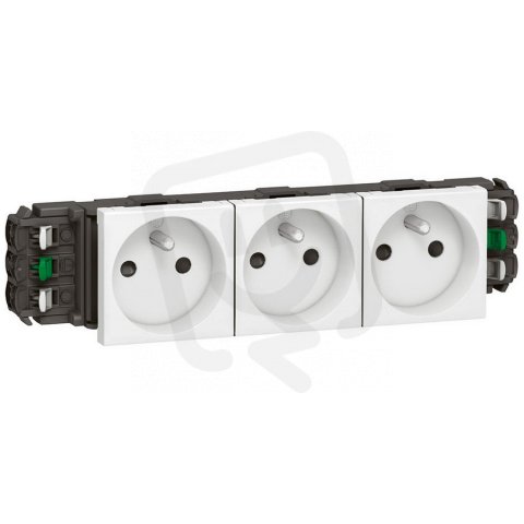 MOSN ZÁS.3X2P+T DLP BÍLÁ 6M BS LEGRAND 077303