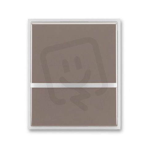 Kryt vypínače s průzorem 3558E-A00653 26 lungo/mléčná bílá Time ABB