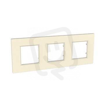 Unica Quadro Krycí rámeček trojnásobný, Pearl SCHNEIDER MGU4.706.35