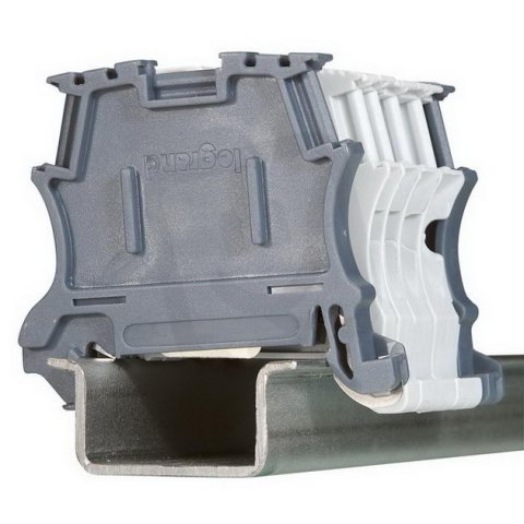 UKONČOVACÍ ZARÁŽKA BEZŠROUBOVÁ Š6MM (NOVÁ) LEGRAND 037510