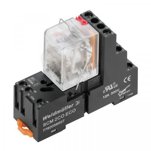 Reléový modul DRMKIT 230VAC 4CO LD/PB WEIDMÜLLER 1542540000