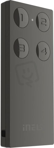 4 tlačítkový ovladač-klíčenka (černá) RF KEY-40/B ELKO EP 8595188180757