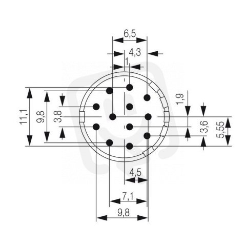 kontakt SAI-M23-BE-12-F-PE-G WEIDMÜLLER 1224610000