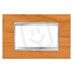 LUX Rámeček 4násobný, třešňová GEWISS GW16204LC