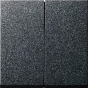 Dvojitá kolébka, se sadou IP44 Standard 55, E2 antracit GIRA 026628