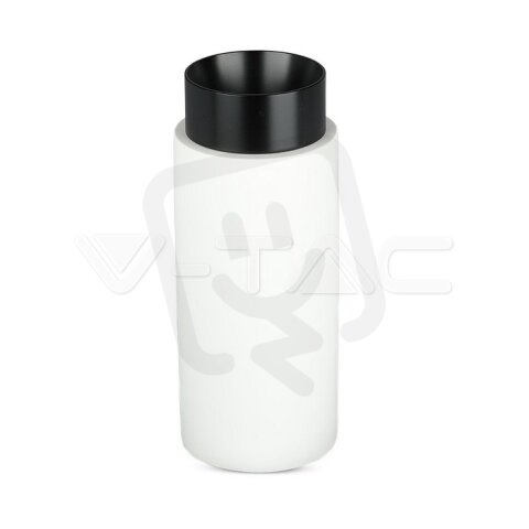 GU10 Fitting Gypsum Metal With Gun Black Bottom, VT865 V-TAC SKU3136