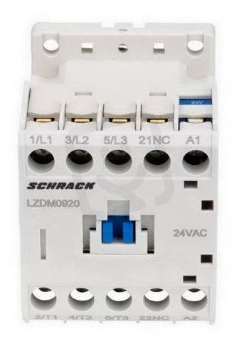 Stykač 3pólový CUBICO Mini, 4 kW, 9 A, 1R, 24 VAC SCHRACK LZDM0920--