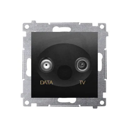 DAD1.01/49 Zásuvka TV-DATA, (strojek s k