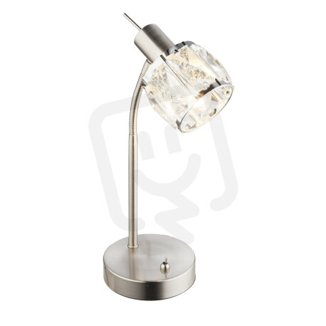 Stolní svítidlo KRIS nikl 1xE14, max. 40W 230V GLOBO 54356-1T