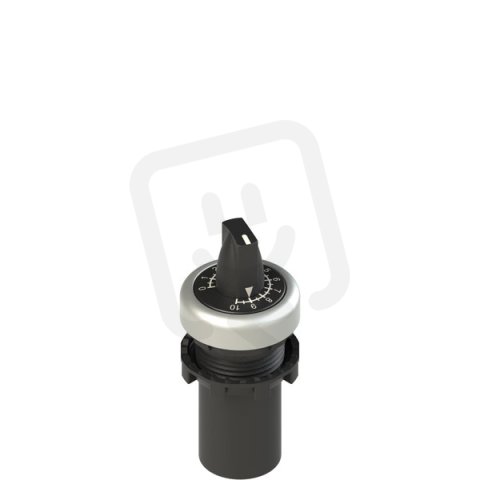 Potenciometr E6, 10 kOhm, 1 W, chrom. kroužek PIZZATO E61DM010K-D119