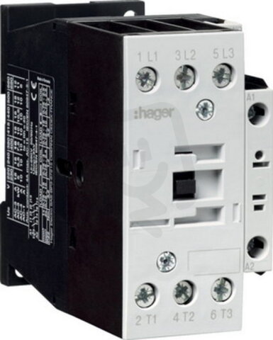 Výkonový stykač 3P + 1S, 18A/7,5kW (AC-3), 24VAC HAGER EV01810D