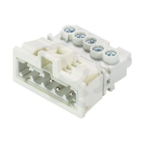 vidlice vestavná, 5-pól, gesis mini, barva bílá WIELAND 91.952.9053.0