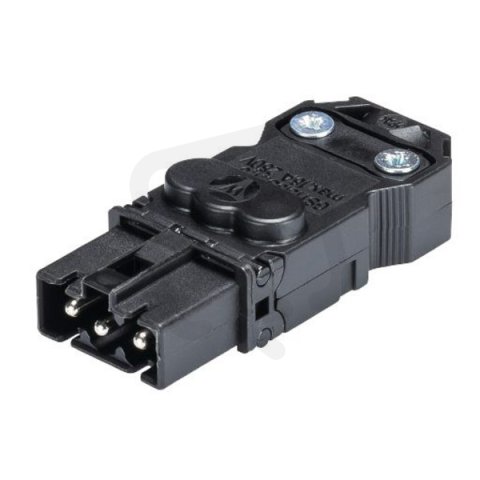 vidlice na kabel, 3-pól, gesis mini, barva černá WIELAND 91.932.3053.1